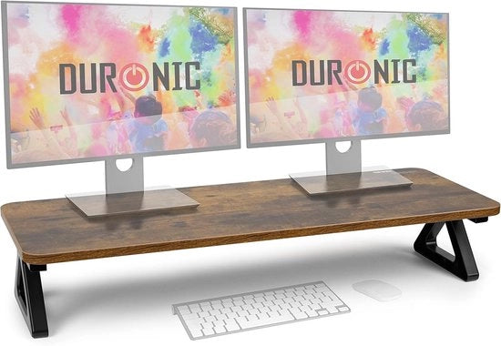 Sostegno Ergonomico per Monitor - Colore Eichen - Aiuto per il Bureau - 1 pezzo - 82 x 30 cm