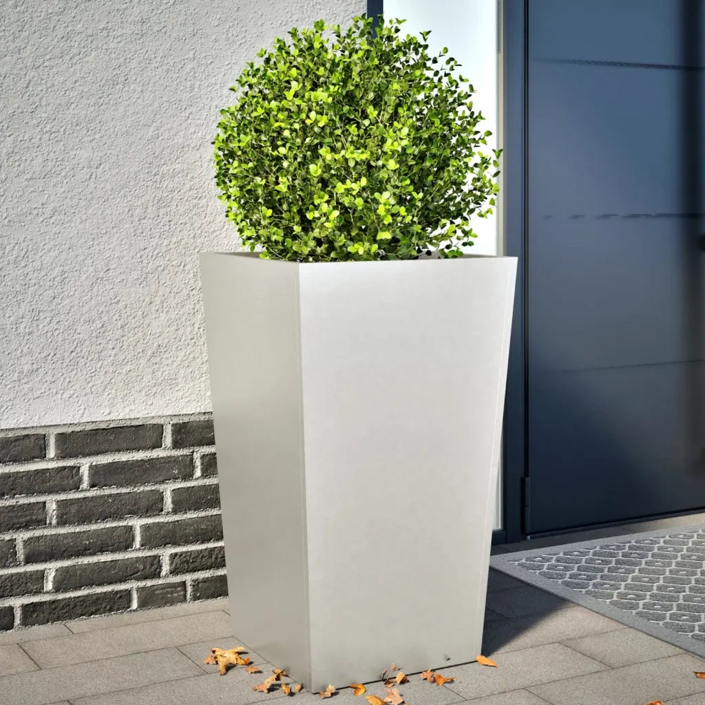 Fioriere da Giardino 2 pz 45x45x75 cm in Acciaio Inox 851103