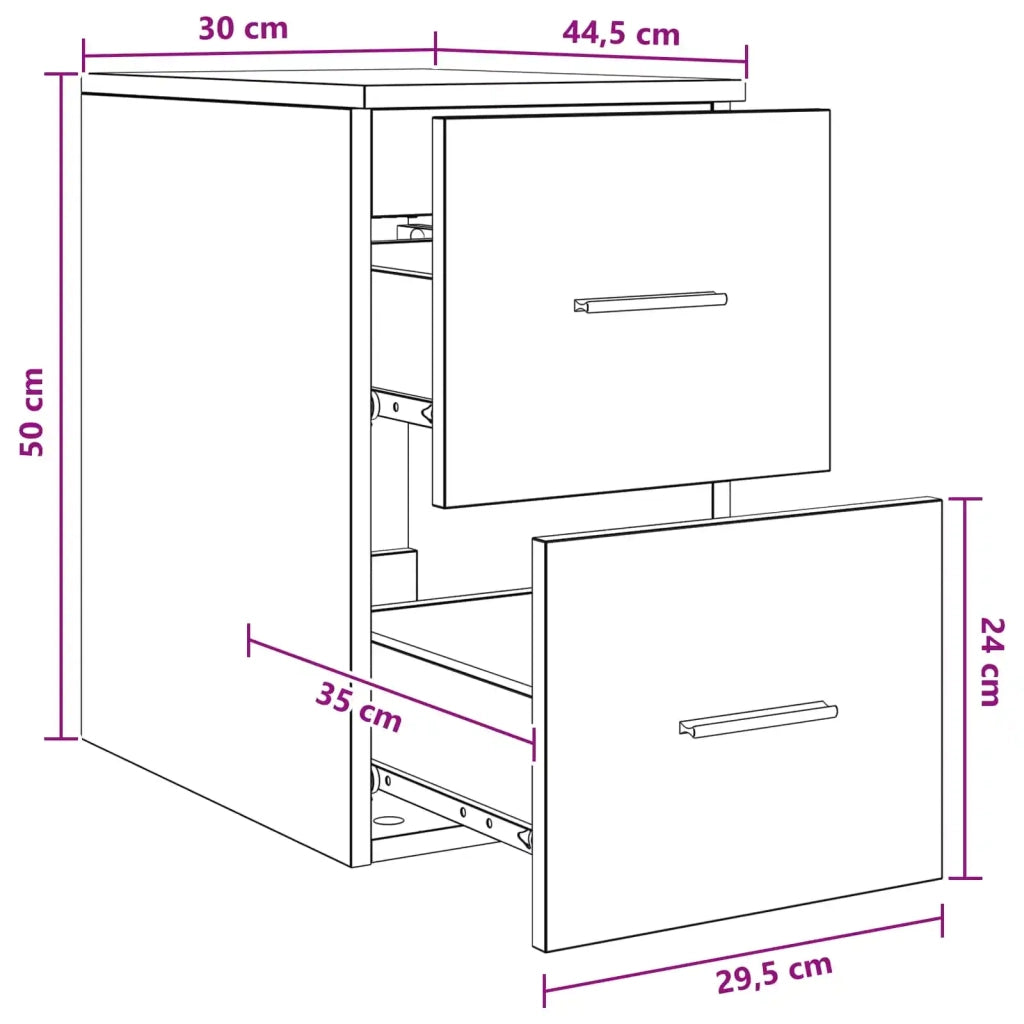 Armadio Bagno In-between Grigio Cemento 30 x 44,5 x 50 cm 890377