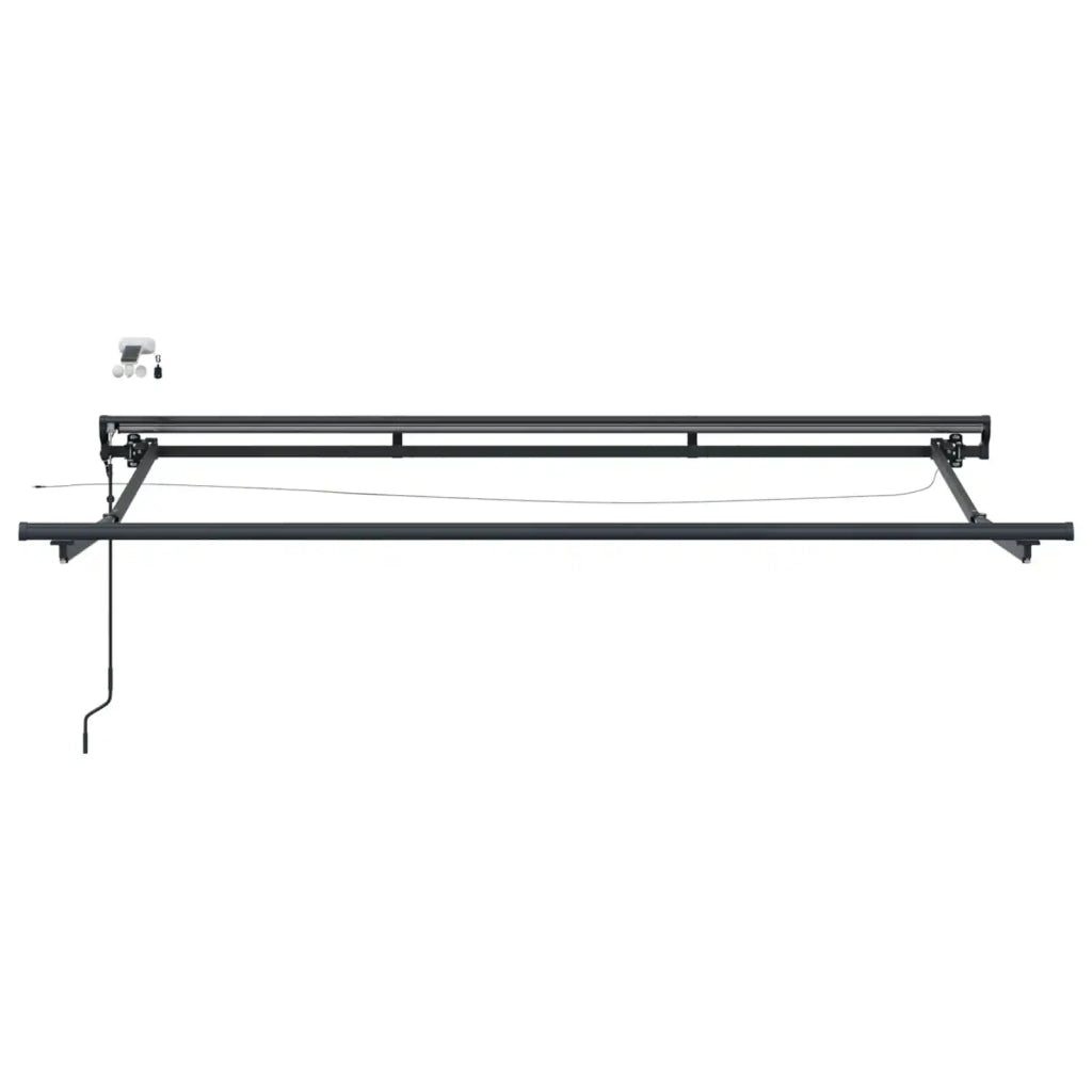 Telaio tenda elettrica con LED Antracite 3,5 x 2 m Alluminio 42024847
