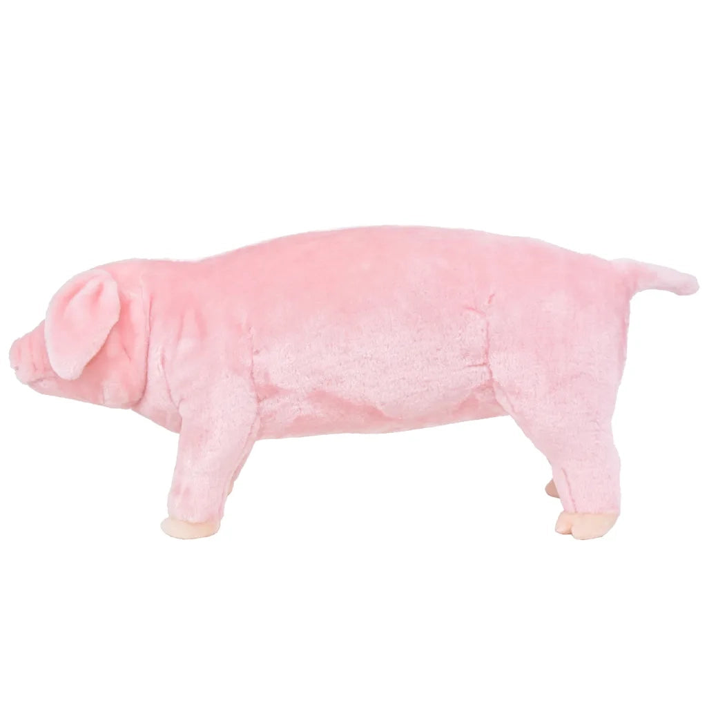 Maialino in Peluche in Piedi Rosa XXL 91340