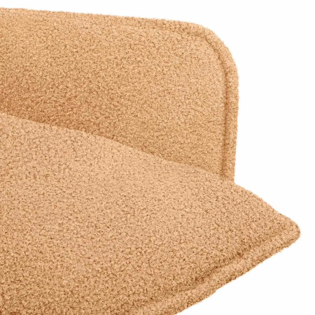Poltrona Beige Bouclé 42047697