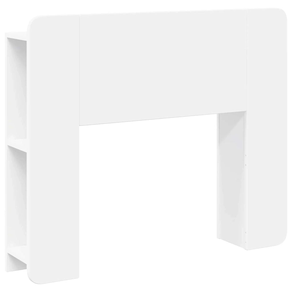 Testata del letto con archiviazione Bianco Legno ingegnerizzato 8001183