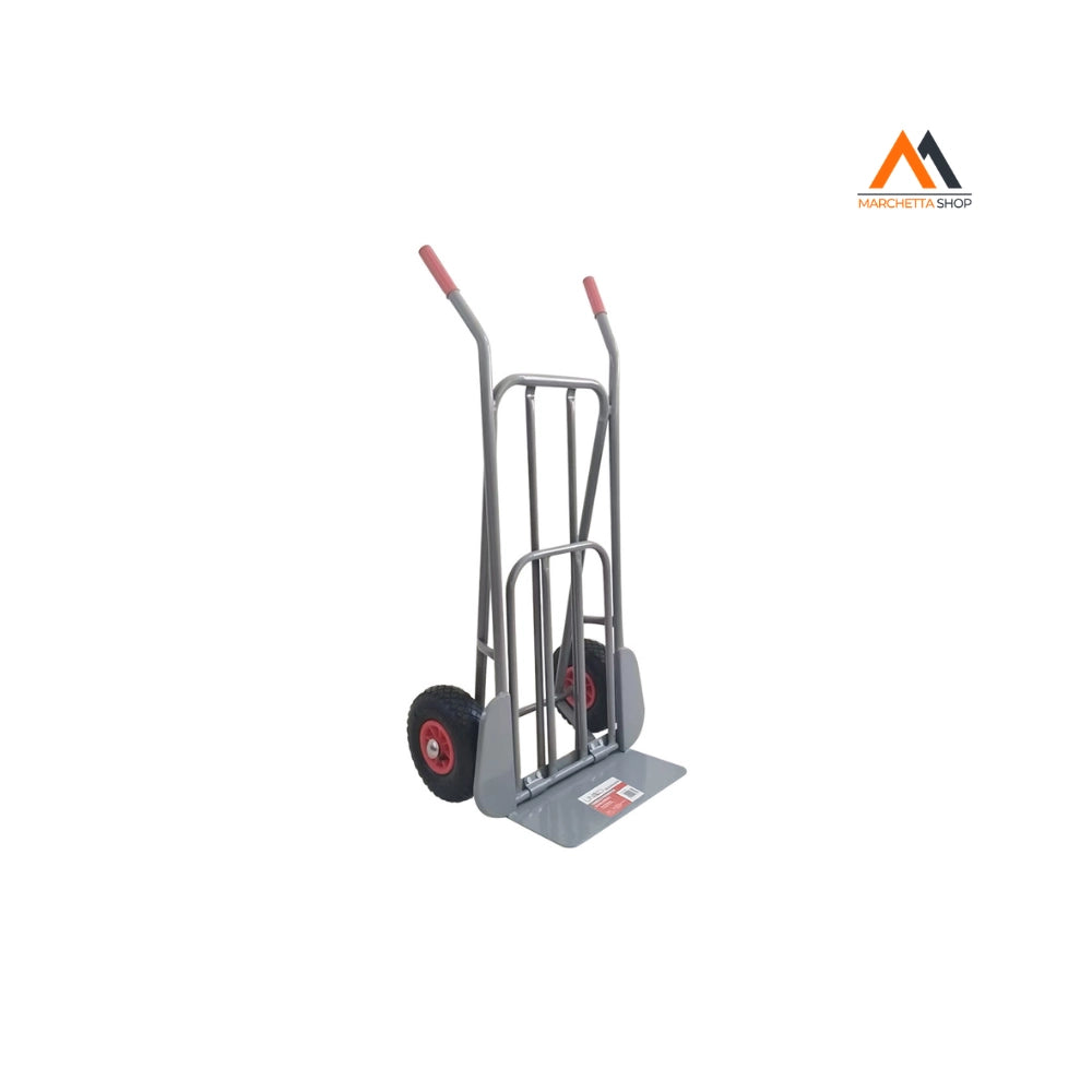CARRELLO PORTAPACCHI CON PALA RIBALTABILE acciaio verniciato