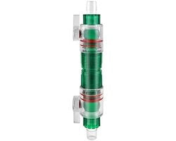 Regolatore di flusso d'acqua per acquari con doppia chiusura a labbra, regolazione del flusso, maniglia di sgancio rapido e chiusura idraulica per acquari - facile da installare - materiale duraturo - Valvola di scarico acqua