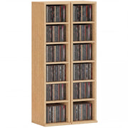 Mobile Porta CD 6 Ripiani Regolabili ¨C zephmum ¨C Legno 21x22.5x88.5 cm