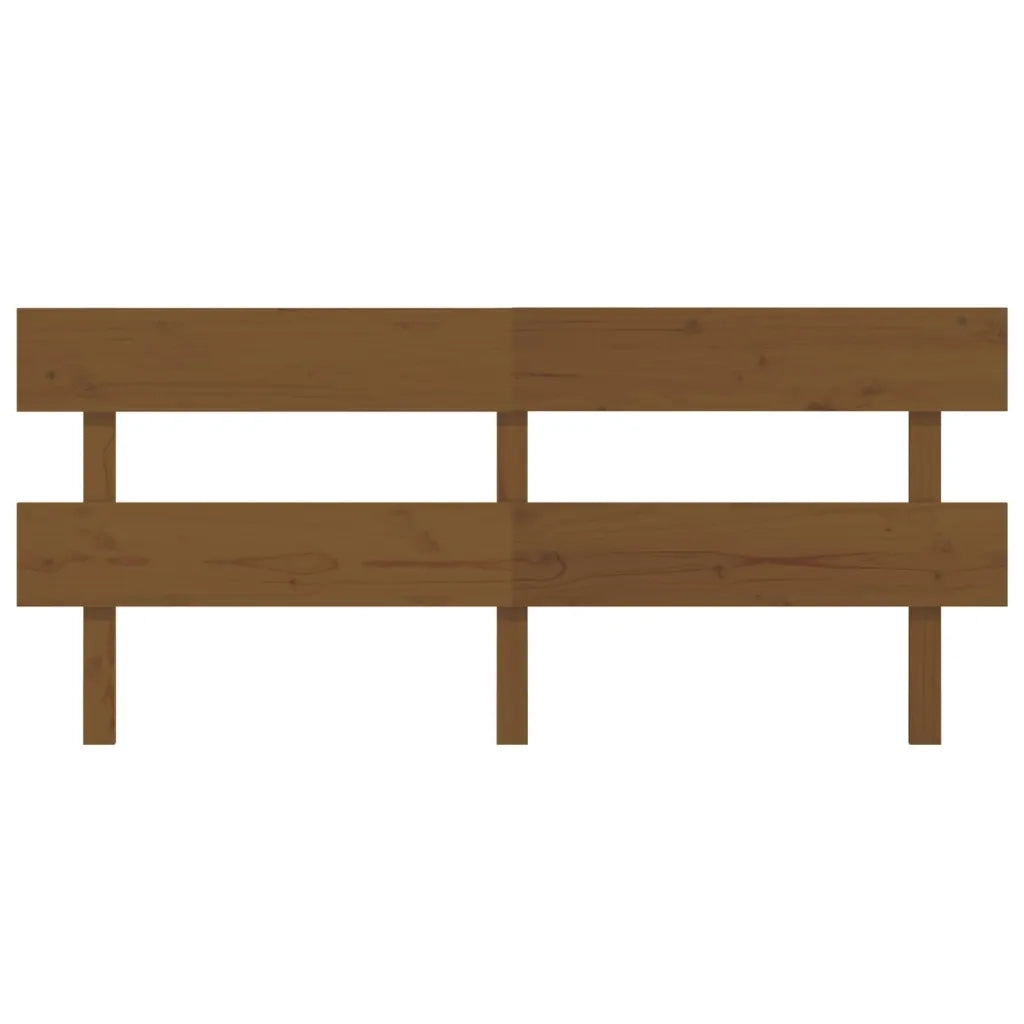 Testiera | Testata per Letto ambra 184x3x81 cm in Legno Massello di Pino