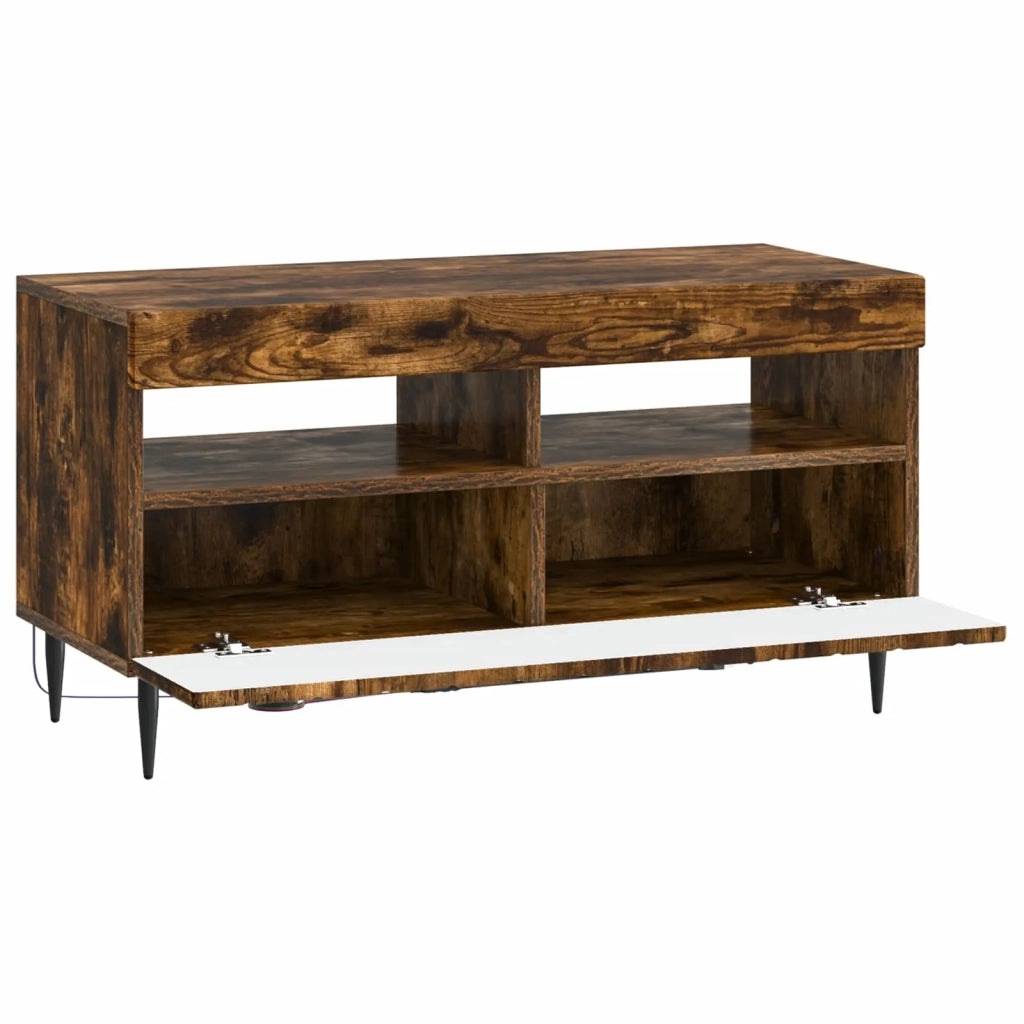 Mobile TV LED Rovere Fumo Legno ingegnerizzato 896560