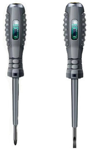 Detector di tensione LED a 2 stadi, punterino per chiavi a batteria, detector di tensione, penna di prova elettrica (1-C)