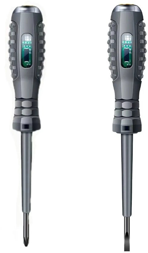 Detector di tensione LED a 2 stadi, punterino per chiavi a batteria, detector di tensione, penna di prova elettrica (1-C)