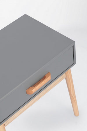 Mobiletto con Cassetto 43x30x48 cm Ordinary in Legno Grigio