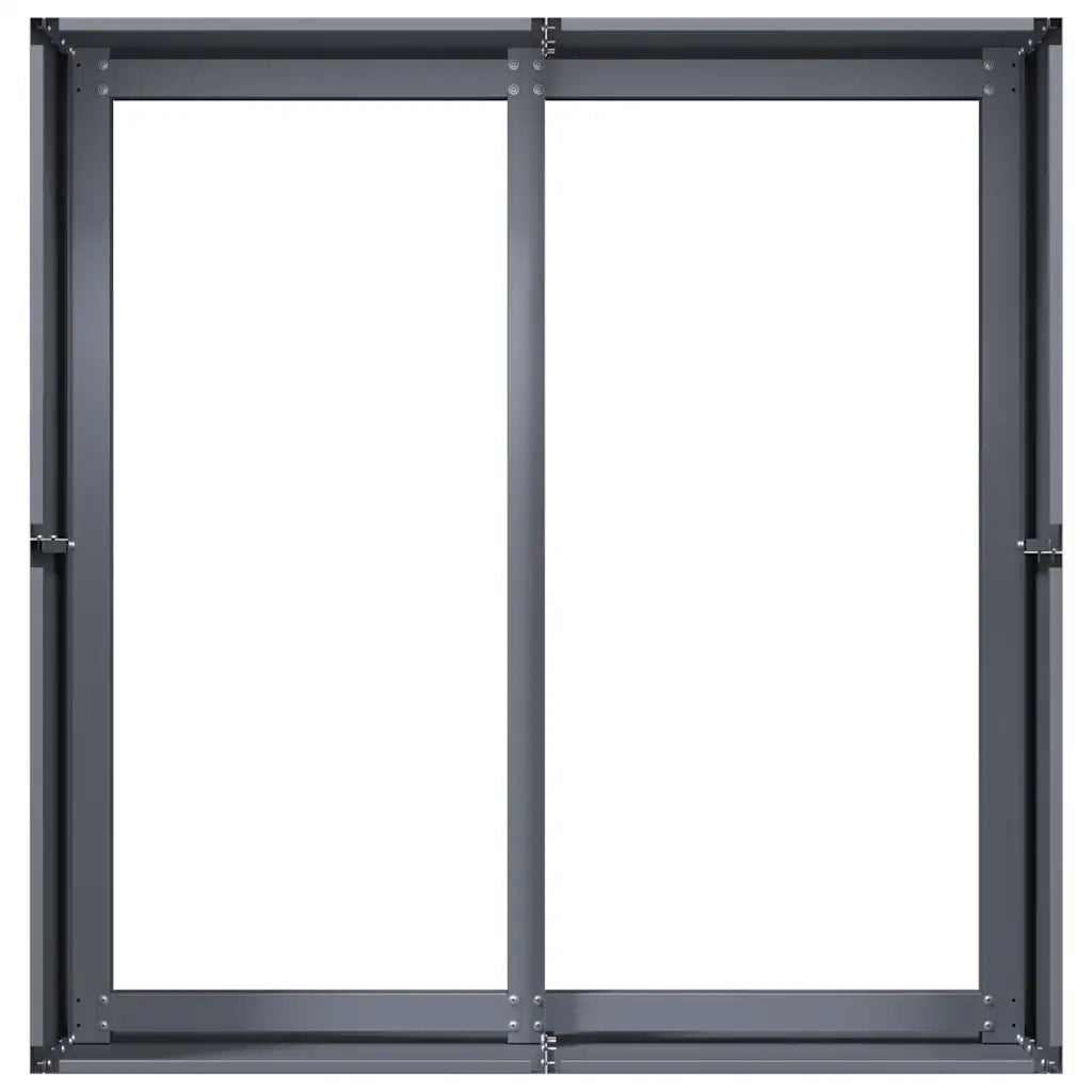 Fioriera Antracite 80x80x40 cm in Acciaio Laminato a Freddo 860740