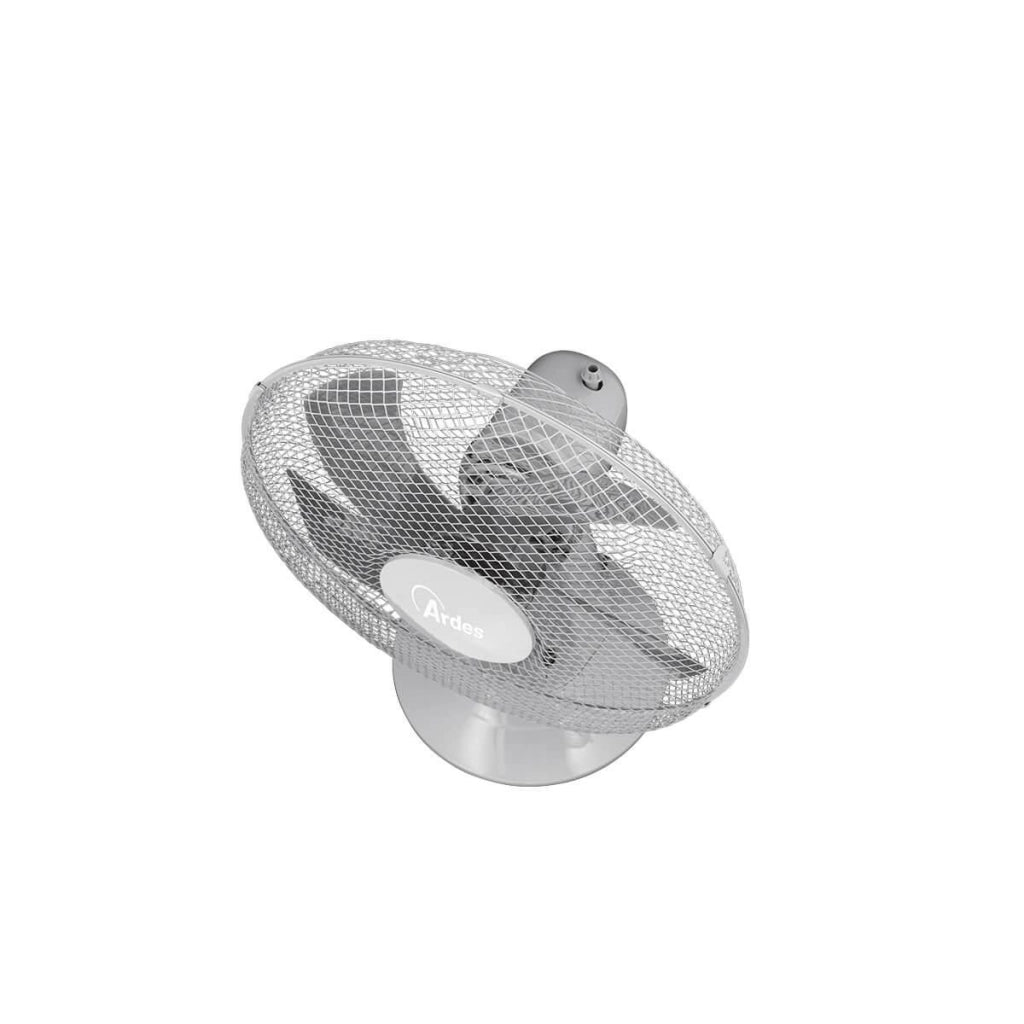 Ardes Ventilatore da Tavolo 40cm Steelo40 3 Velocita' Grigio per una Rinfrescata Efficace in Ogni Stanza