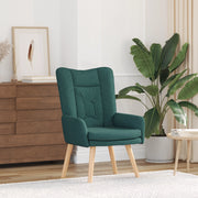 Sedia Rilassante  Verde Scuro in Tessuto