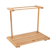 Tagliere in Legno di Faggio + Supporto Stendi Affettati 49 x 30 x 37 cm