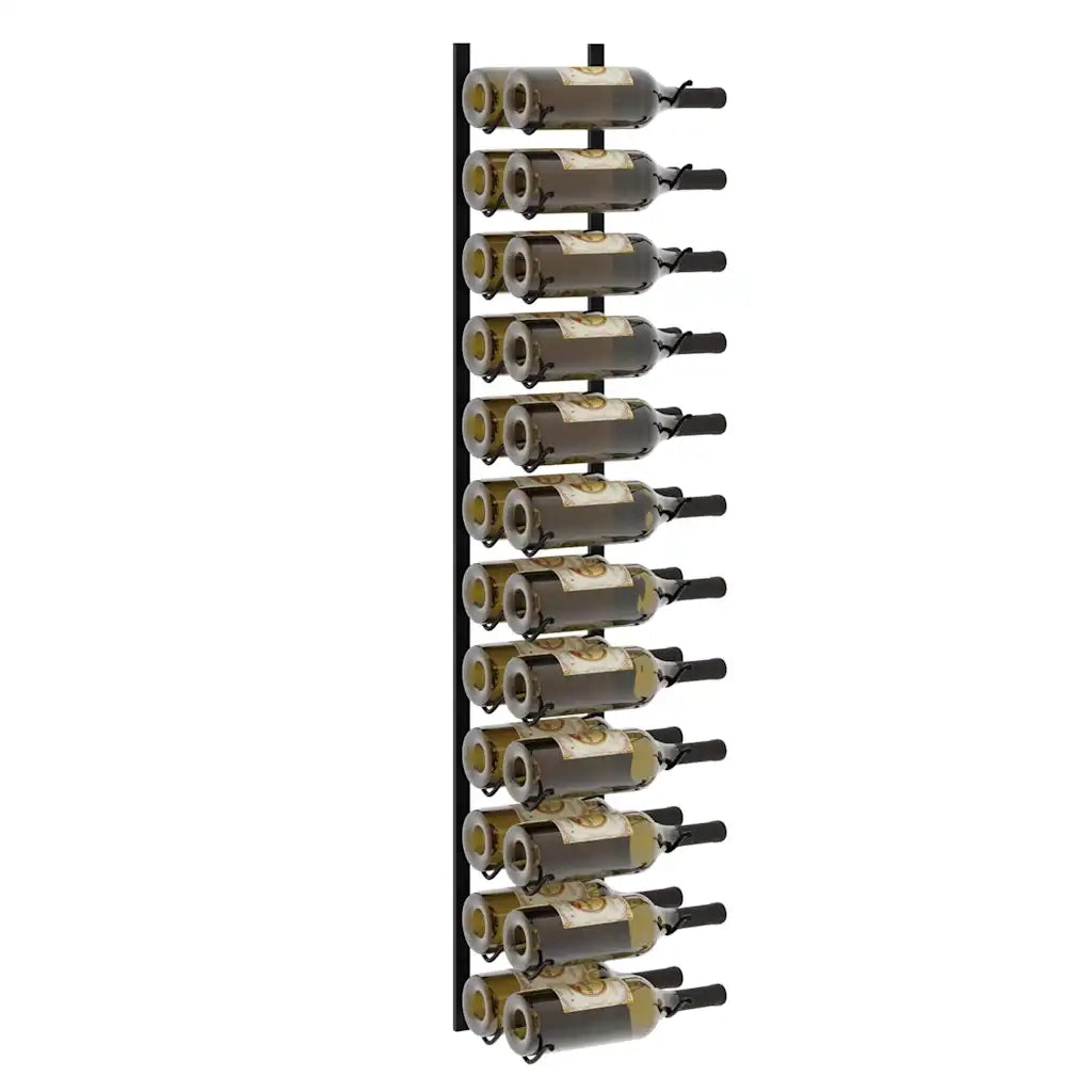 Portavini da Parete per 24 Bottiglie Nero in Ferro  cod mxl 50728