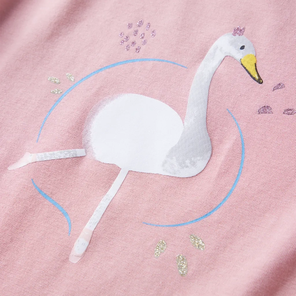 Maglietta per Bambini a Maniche Lunghe Rosa Chiaro 116 13691