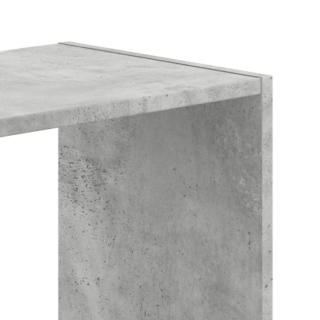 Libreria Grigio Cemento 102x32x102 cm in Legno Multistrato 852819