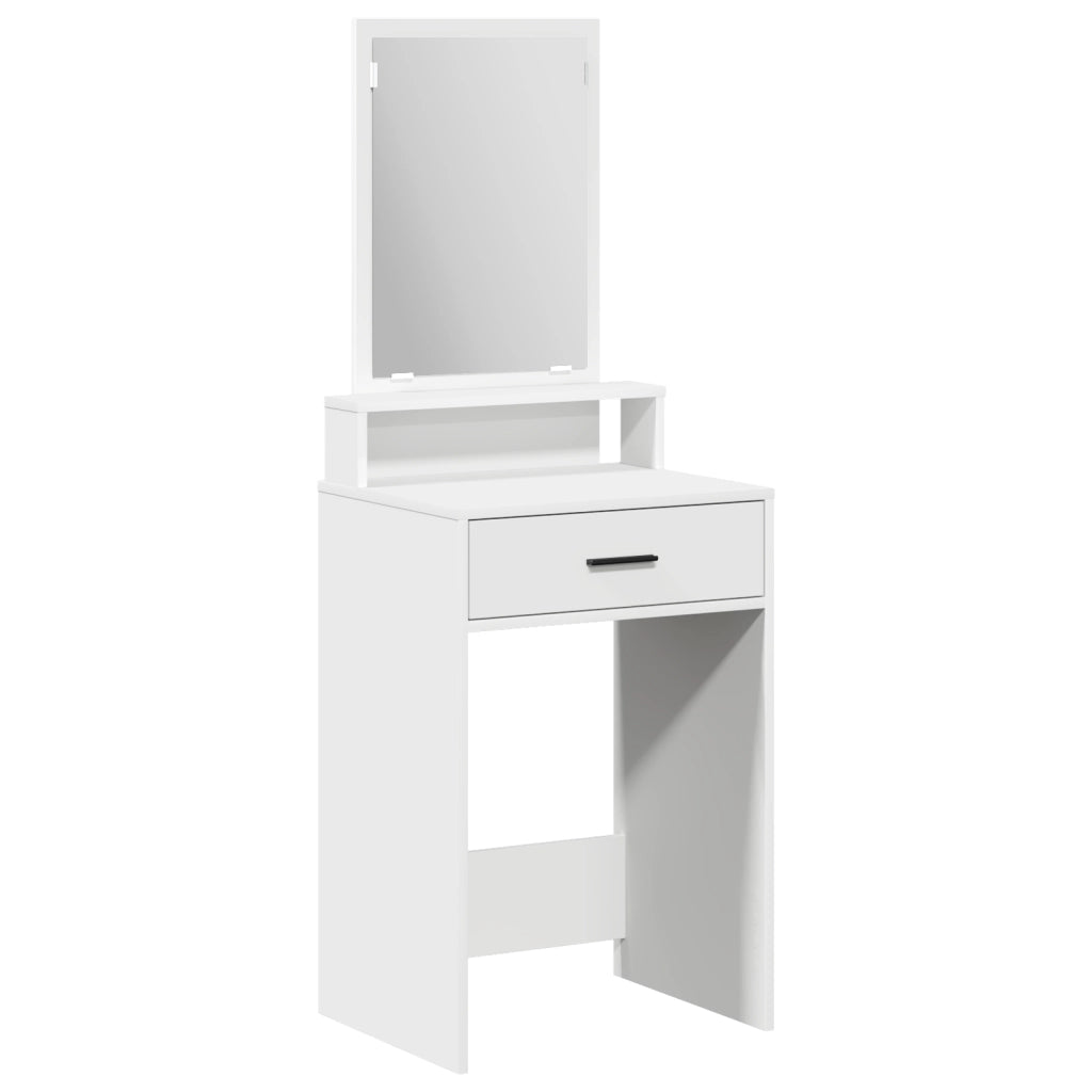 Tavolo da Trucco  con Cassetti Bianco 50x41x140 cm
