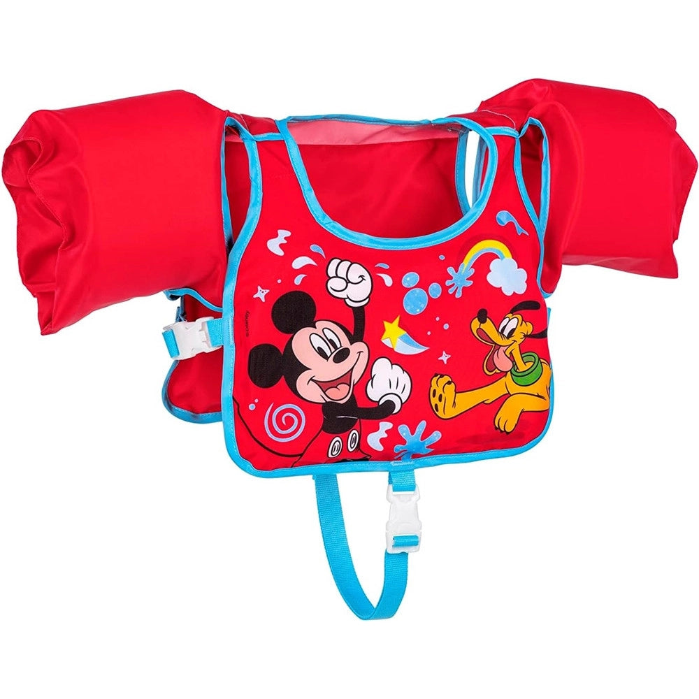 Trade Shop - Giubbotto Giubbetto Salvagente Gilet Nuoto Swim Pal Mickey Per Bambini 3-6 Anni 9101c -