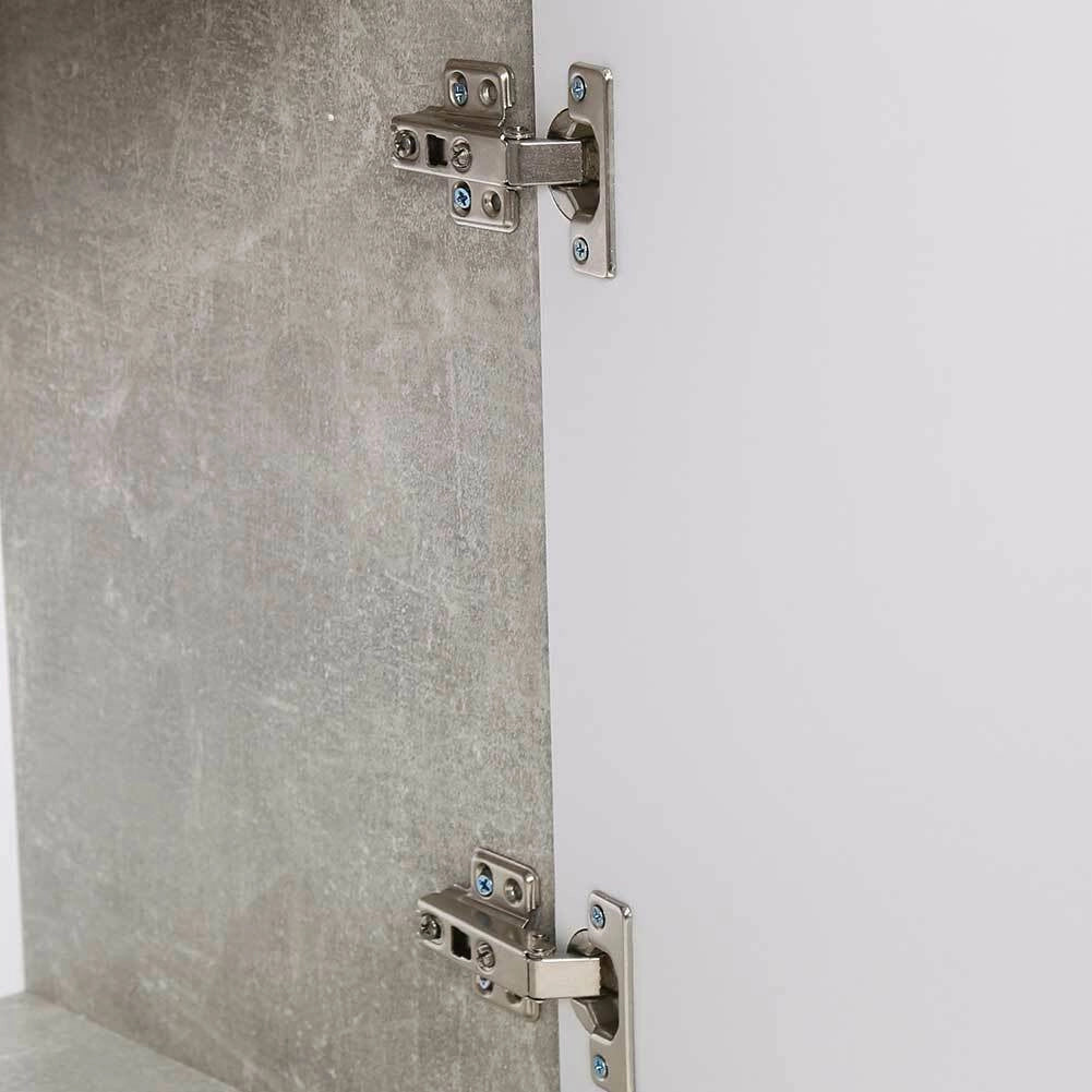 Mobile Madia con Cassetti Ante 2 Ripiani Mobiletto Credenza Cucina Bagno Moderna