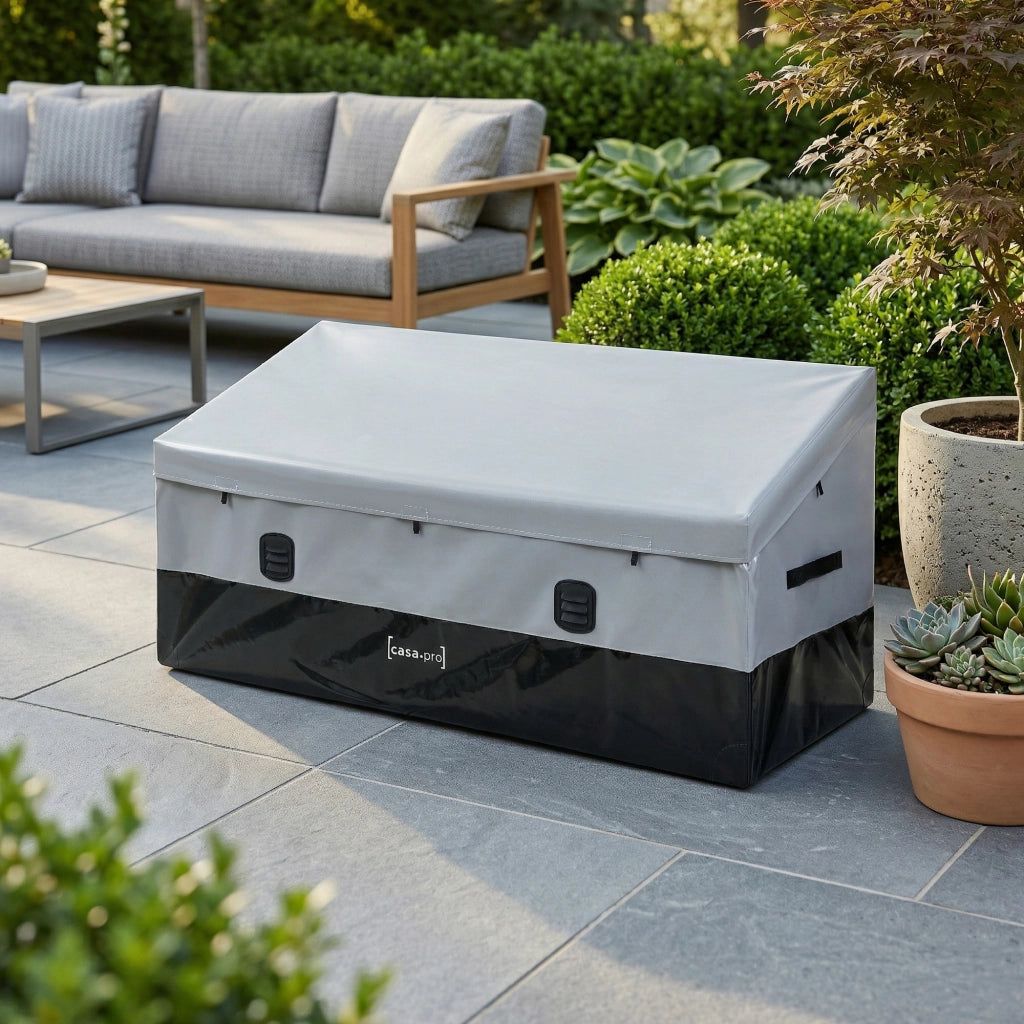 Baule da Esterno Alanno 560 L Grigio / Nero casa.pro