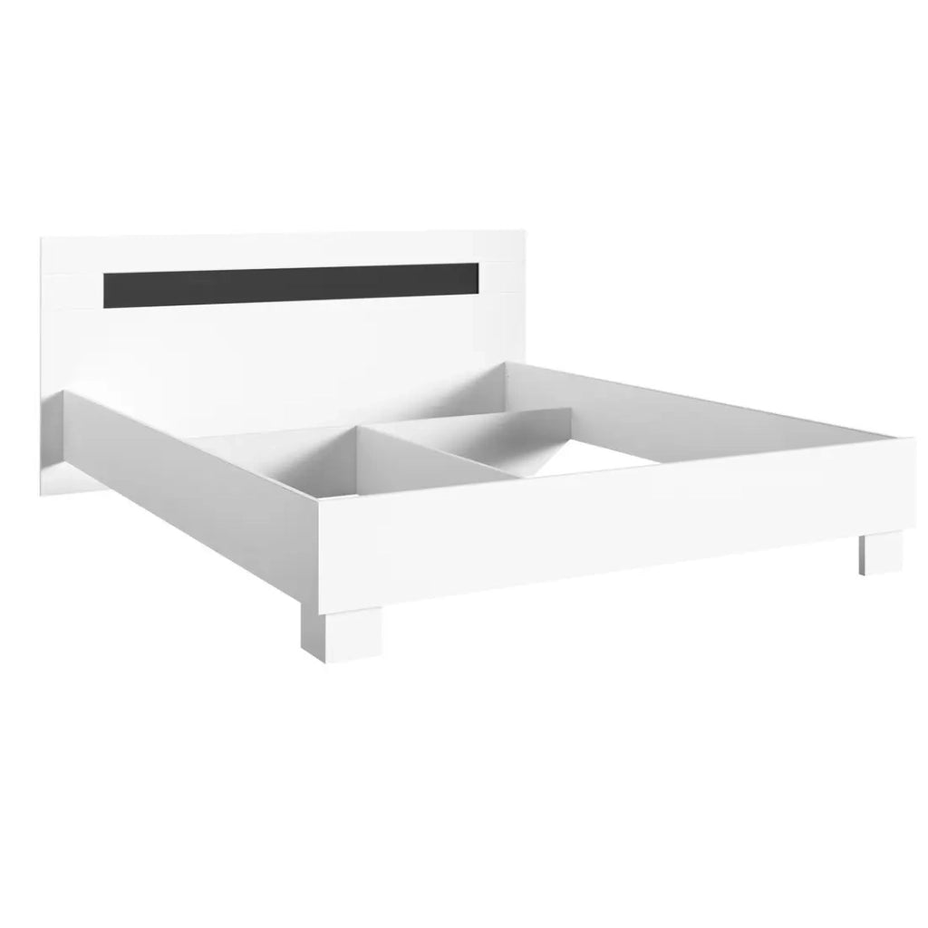 Letto DUBLIN Bianco - 160 x 200 cm