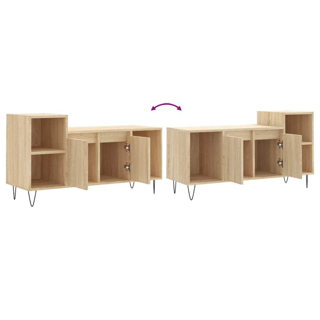 Mobile per TV Rovere Sonoma 100x35x55 cm Legno Multistrato 831319