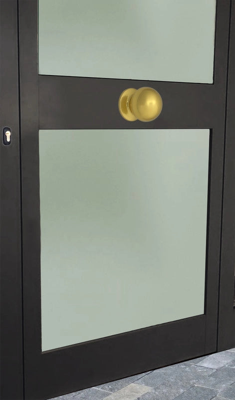 Pomolo fisso per porta SAGUATTI 169/70BB in alluminio oro lucido