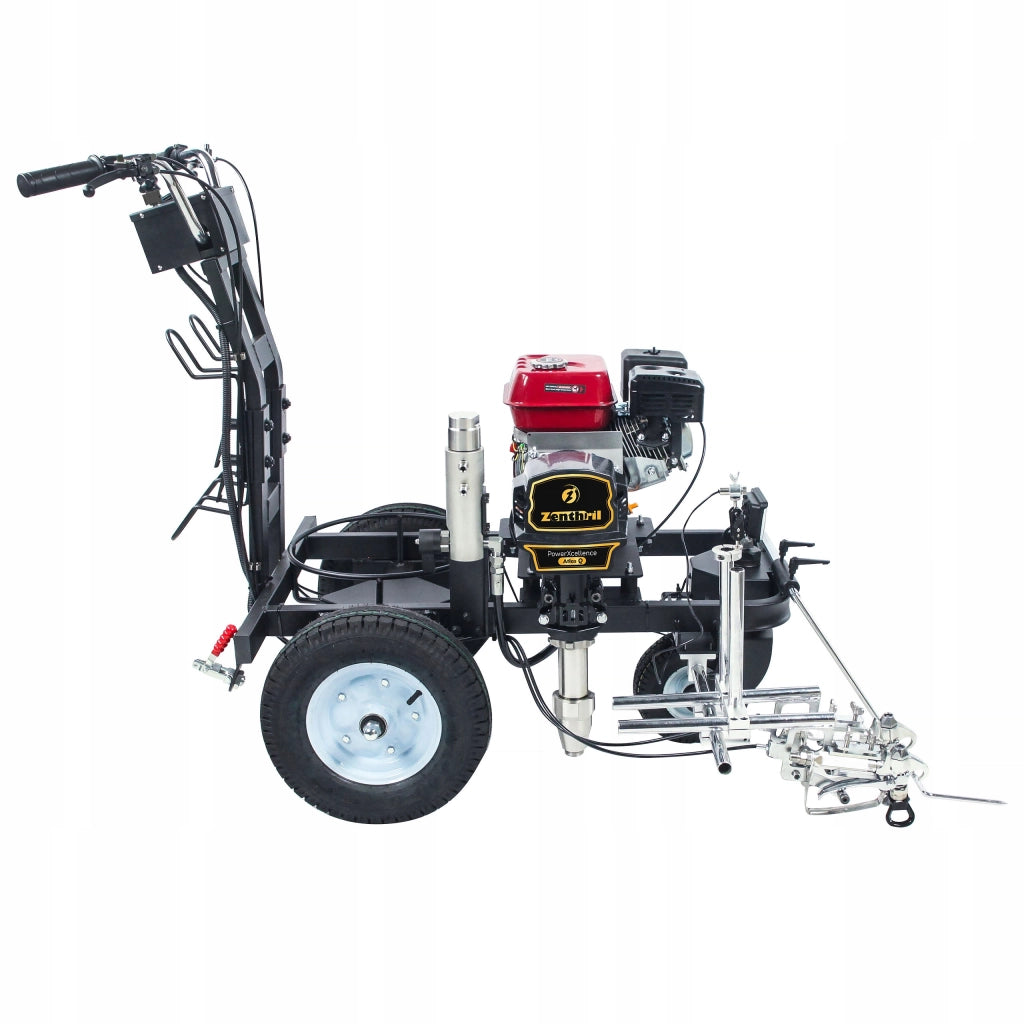 Traccialinee Stradale Zenthril PowerXcellence Atlas Q – Motore a Benzina 7P | 23 MPa | 6 L/min | 2 Pistole