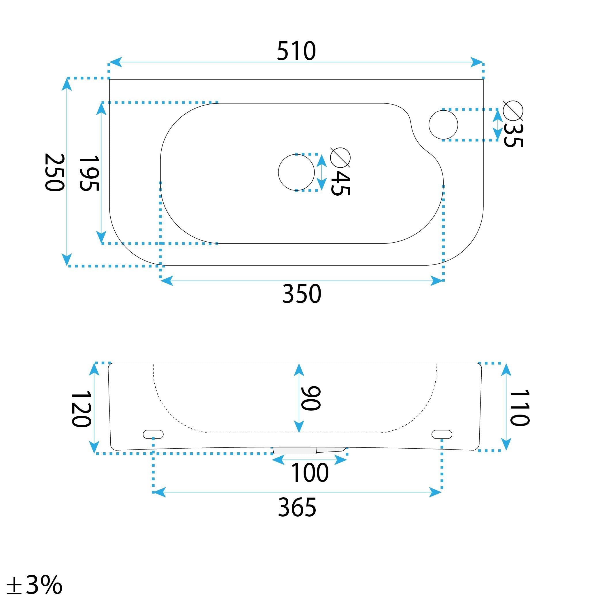 Lavabo Da Appoggio / A Parete Rea Odetta