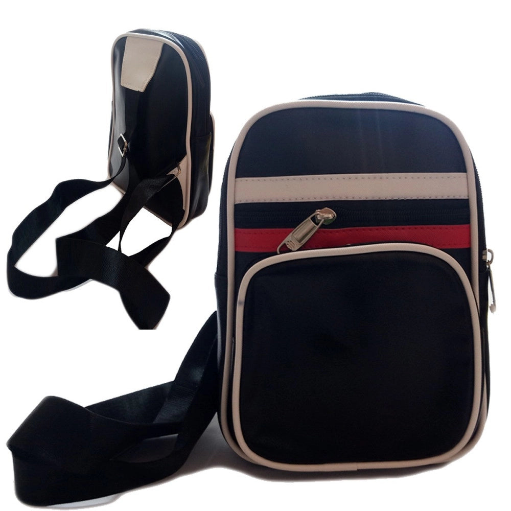 Trade Shop - Borsa Borsello Uomo Simil-pelle Tracolla Petto Mono Spalla Marsupio Lavoro 3048 -
