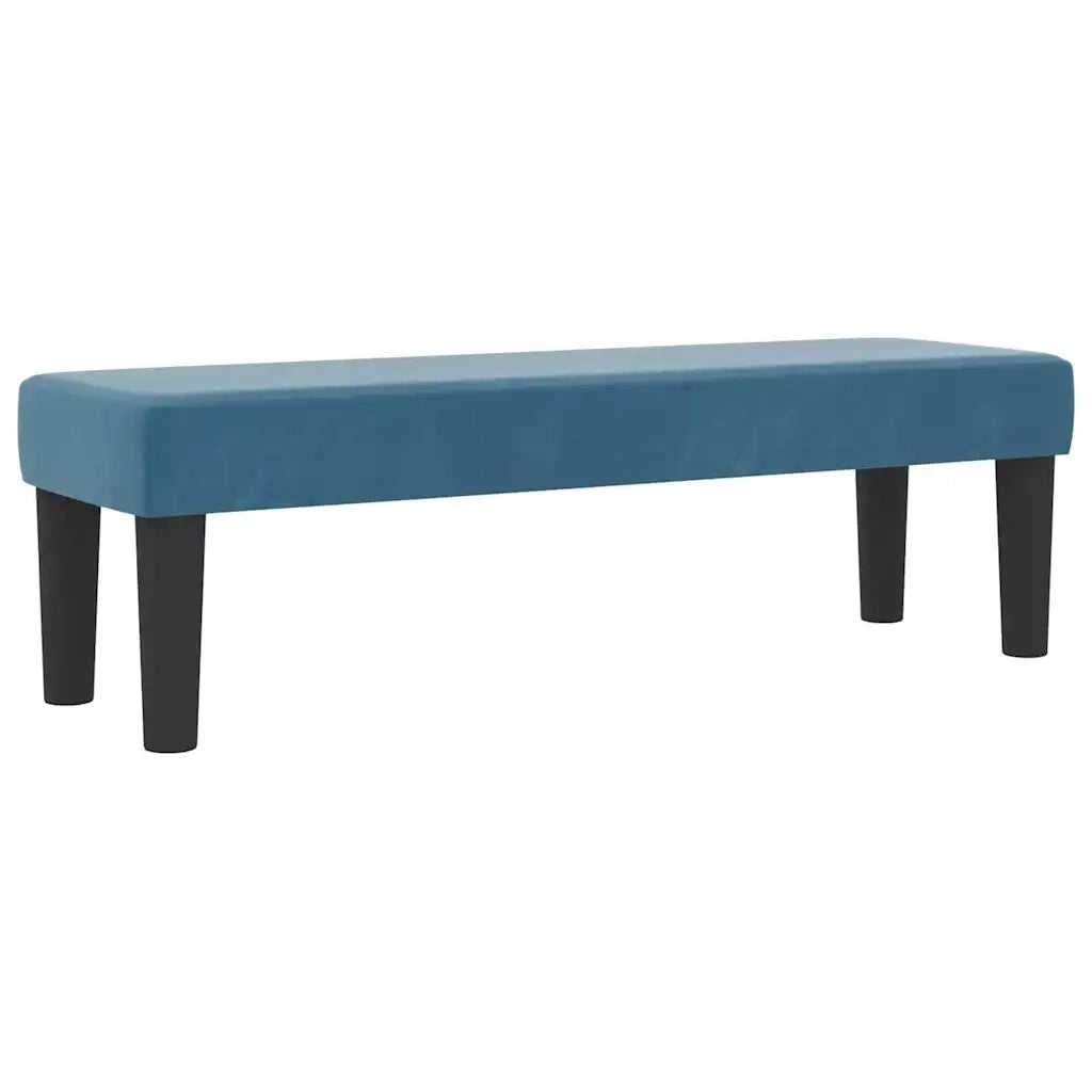 Letto a molle con testiera Blu scuro 190 x 140 cm Velluto 3344580