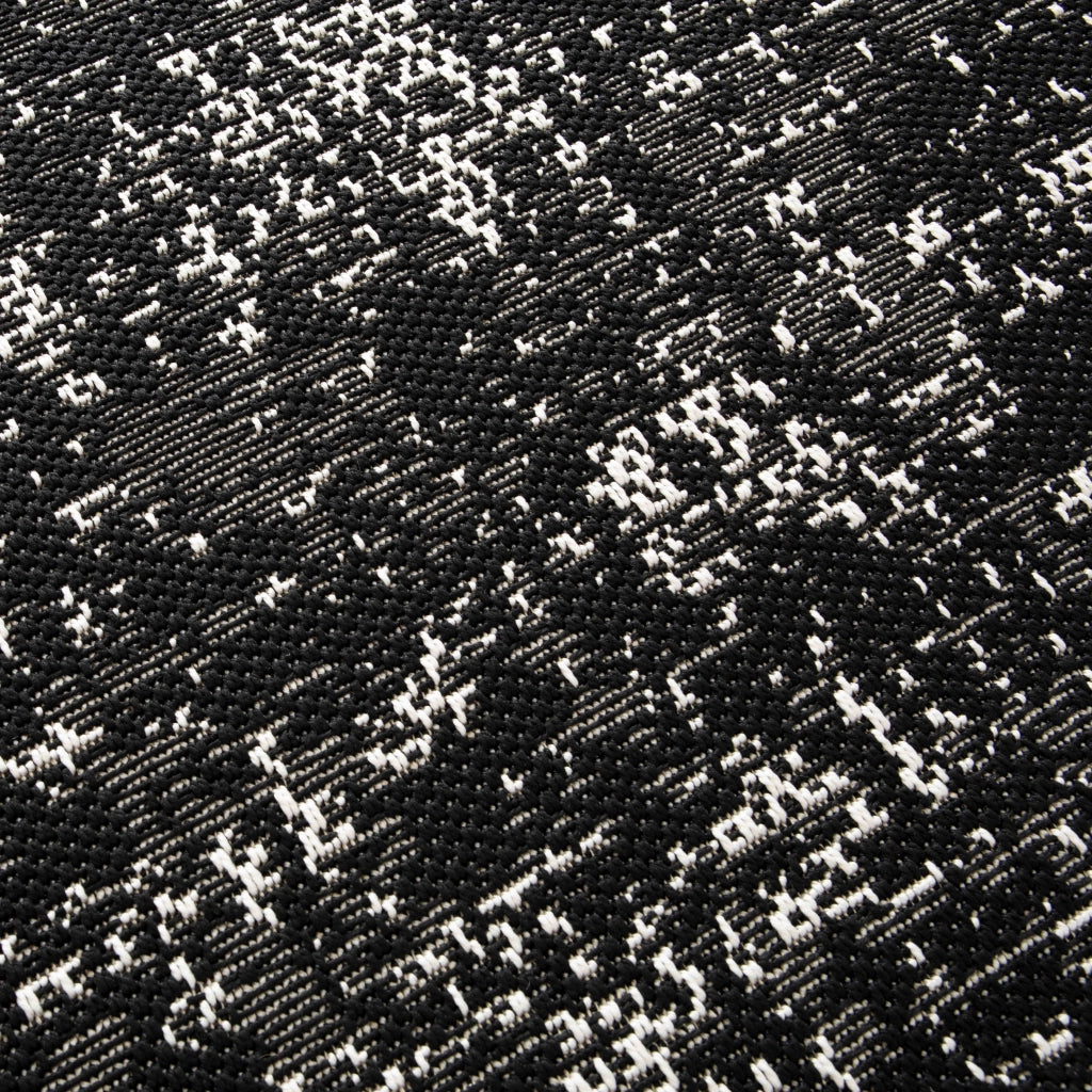 Tappeto da esterno in polipropilene 160 x 230 cm nero