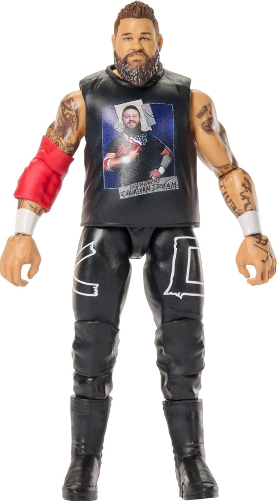 WWE Main Event - Kevin Owens, Superstar collezionabile Series 163, action figure con 14 punti di articolazione e aspetto