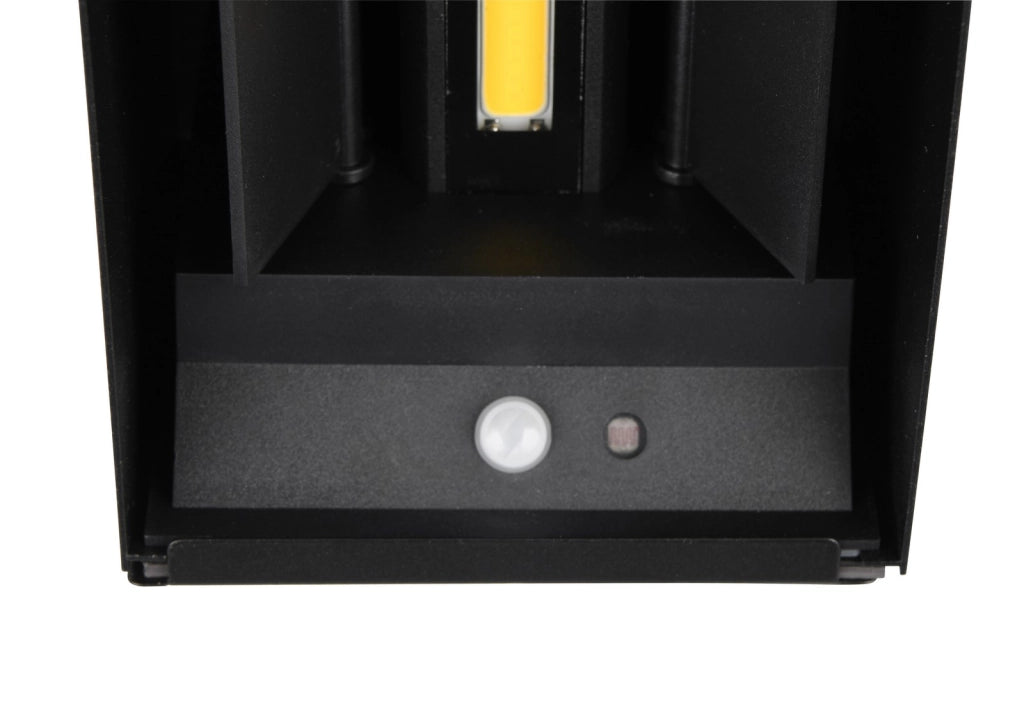 Applique LED 1W nera batteria sensore movimento IP44