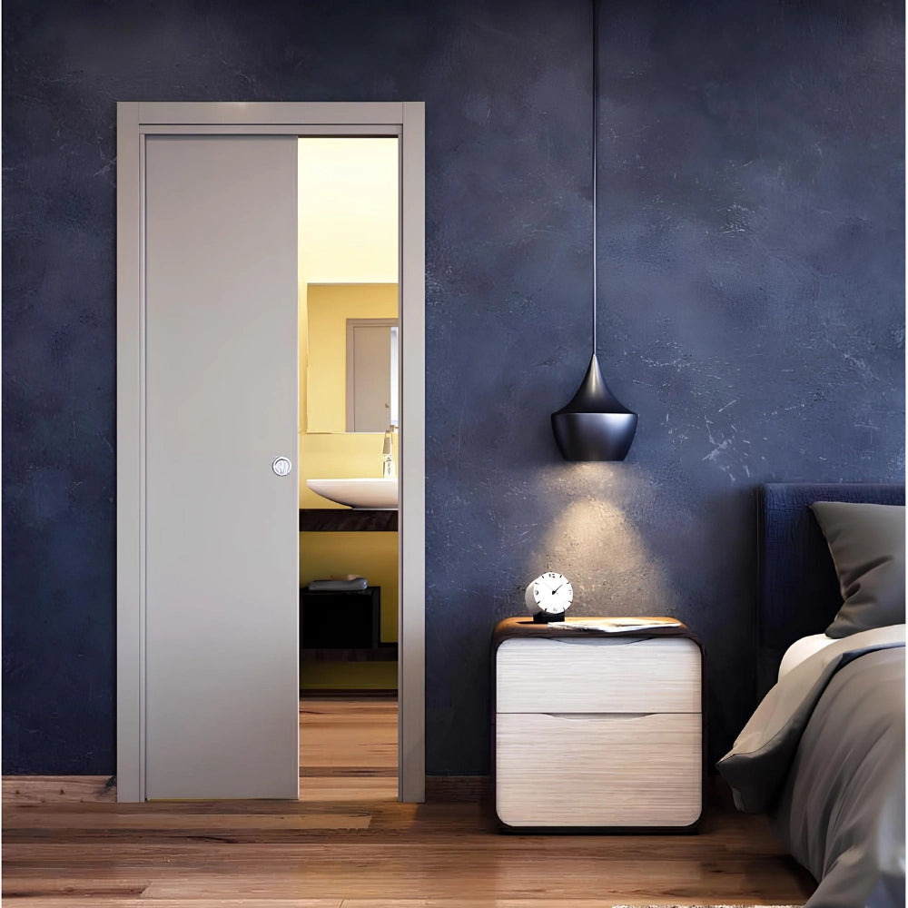 Controtelaio interni porta scorrevole anta singola intonaco logika ermetika *** misure 80 x 210 cm, confezione 1