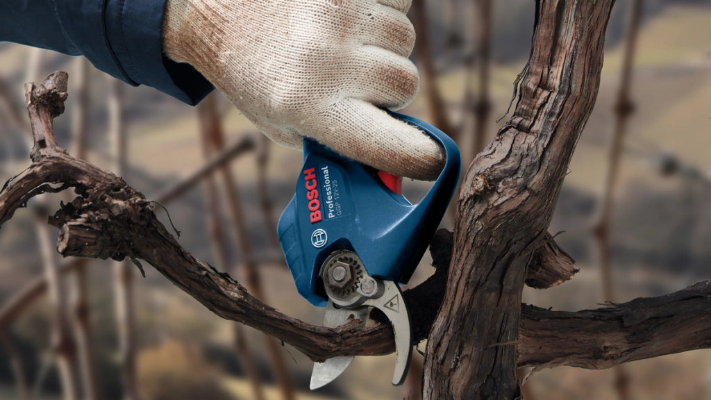 Bosch GGP 12V‑25 forbici Cesoia potatura cordless 12 V brushless 2 batterie
