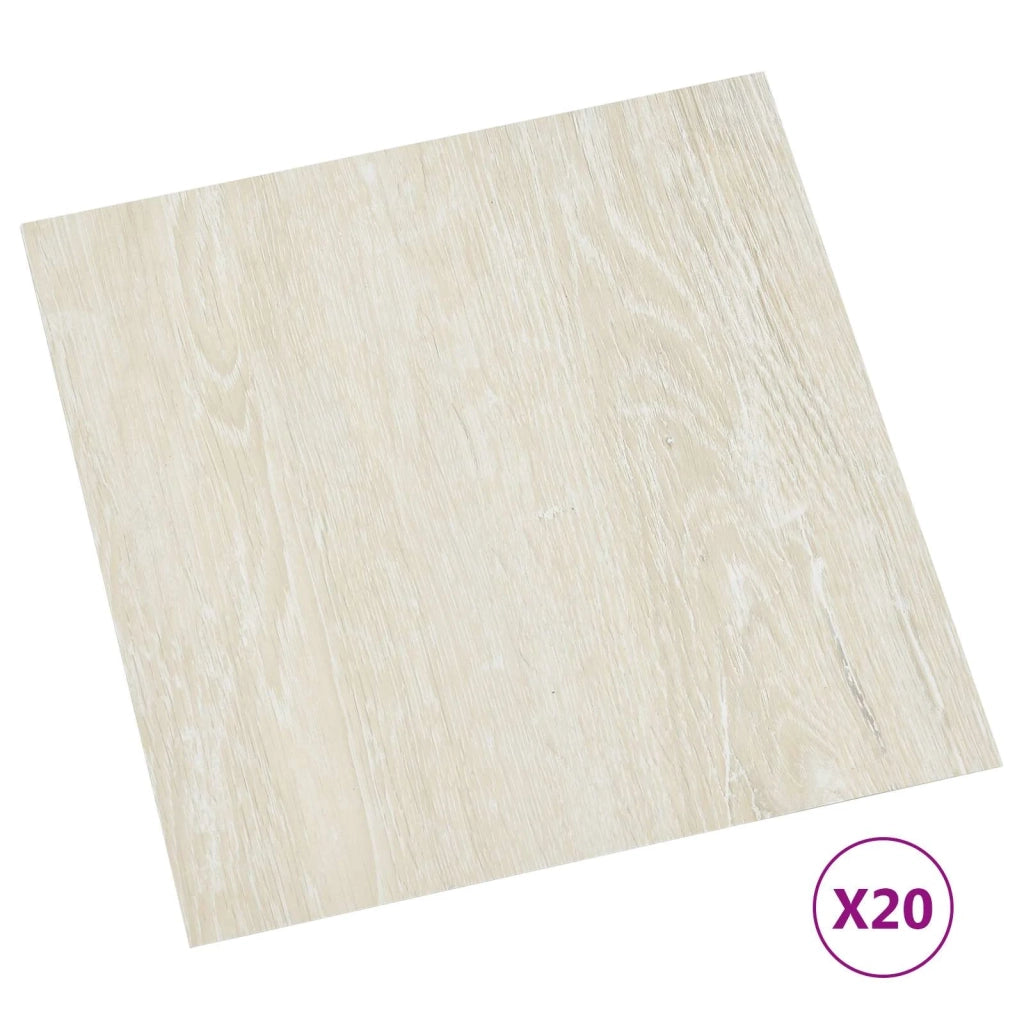 Plance per Pavimentazione Autoadesiva 30,5 x 30,5 cm 20 pcs PVC 42046376