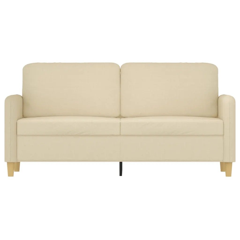 Divano a 2 Posti-Sofa 2 Posti Crema 140 cm in Tessuto 152742