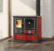 TERMOCUCINA A LEGNA TERMOROSA DSA 4.0 COL.LIBERTY BORDEAUX
