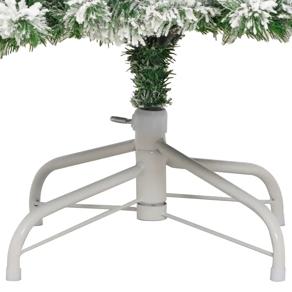 Albero Natale Artificiale Incernierato con Neve Fioccata 180 cm 358381
