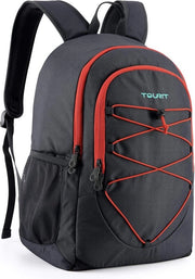 Zaino termico per la colazione, 28 contenitori, grande pizza, frigorifero, uomo, portafoglio, borsa isolata, impermeabile, contenitore alimentare per escursioni, campeggio, picnic, barbecue, eventi sportivi.