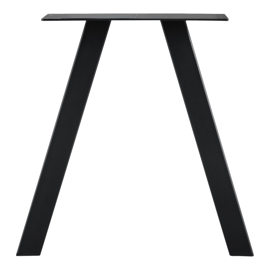 Set di 2 Gambe in Acciaio per Mobili Fai da Te - Altezza 40 cm - incl. Feltrini - Nero [en.casa]