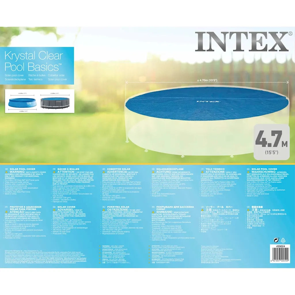 INTEX Copertura Solare per Piscina Rotonda 488 cm 3202853