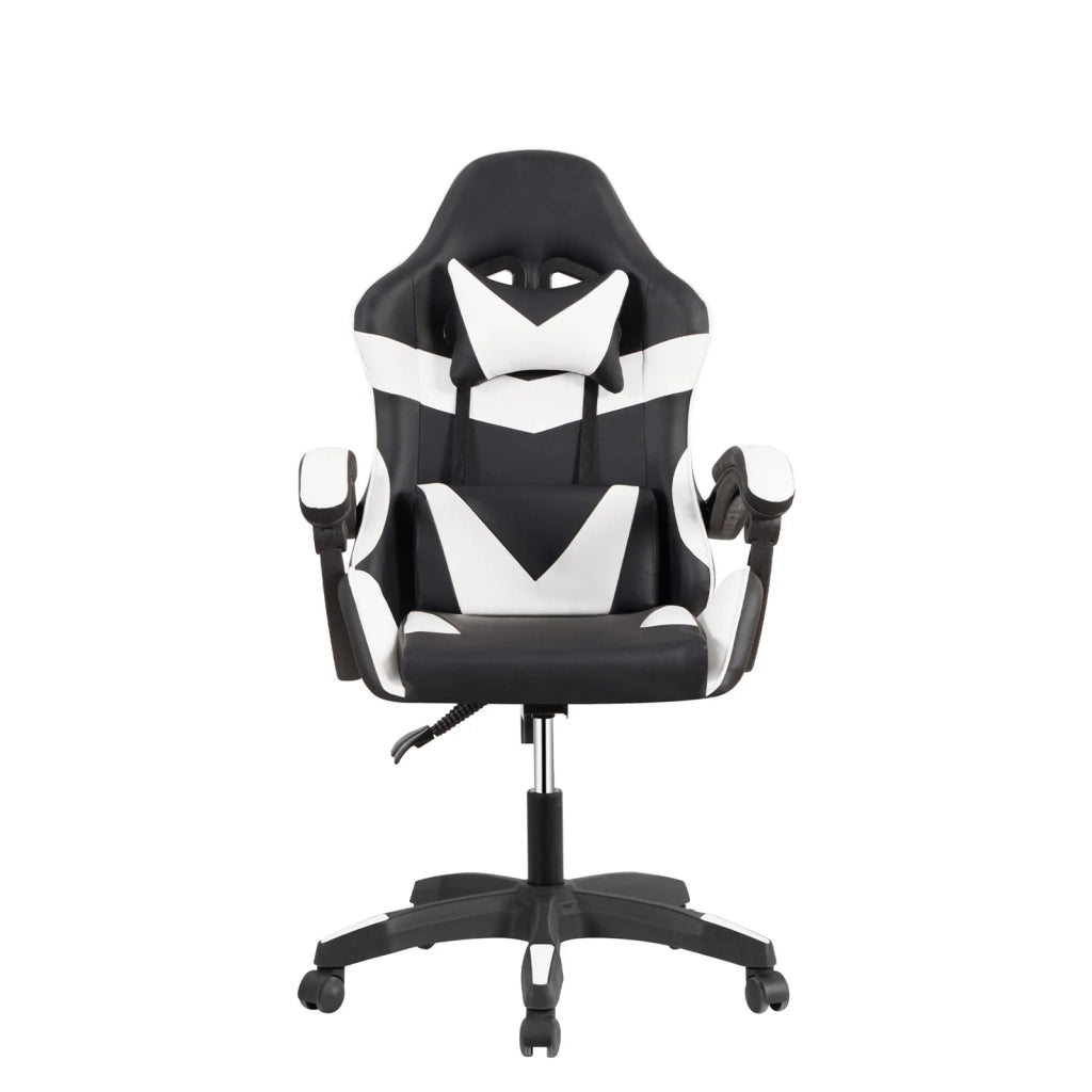 POLTRONA GAMING ALFA NERA/BIANCA SIMILP