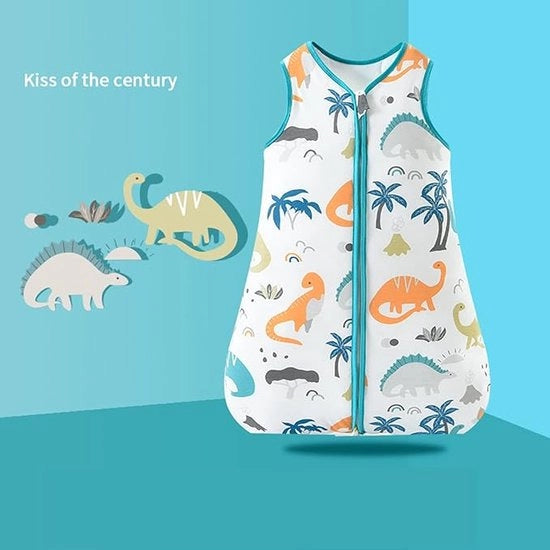 Piumino invernale in cotone 100% mousseline morbido, sacca da letto unisex per bambini 12-24 mesi.