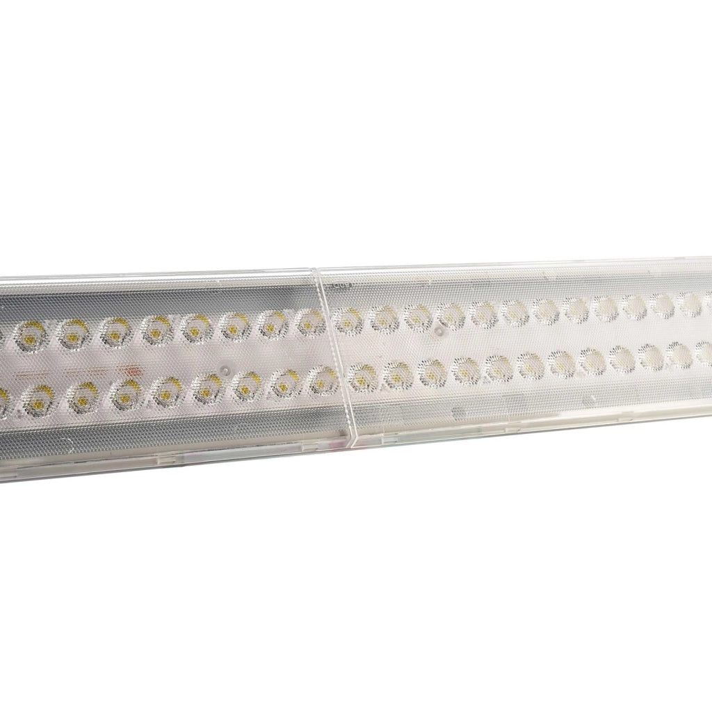 Faretto orientabile per binario trifase LED 20W 4000K lampada 60cm luce negozio vetrina ufficio 230V BIANCO