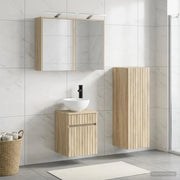 Set di mobili per il bagno 4 pz Rovere Sonoma 3407465