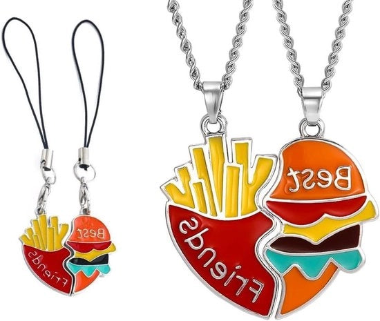 Catenelle di amicizia Set - Accessori per telefono cellulare - Regalo per amicizia più forte